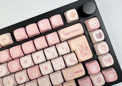 Teclas La Vida en Rosa  +  Nyby83 Negro