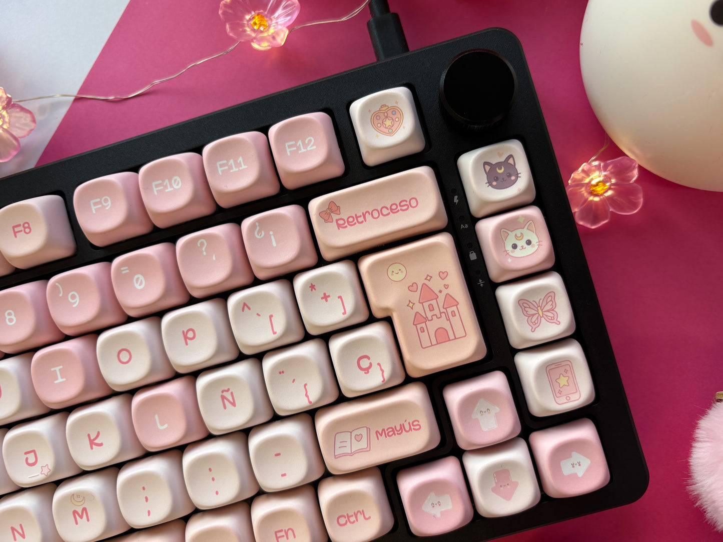 Teclas La Vida en Rosa  +  Nyby83 Negro