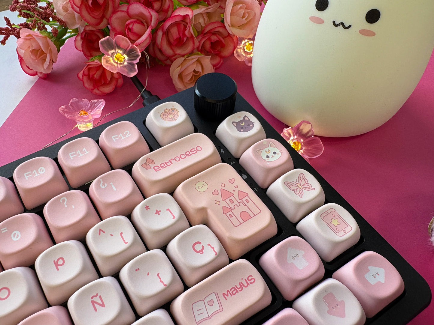 Teclas La Vida en Rosa  +  Nyby83 Negro