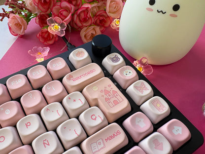 Teclas La Vida en Rosa  +  Nyby83 Negro