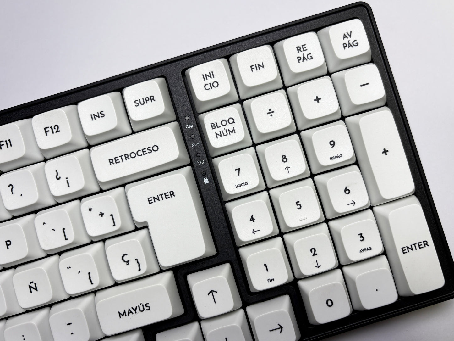 Teclas Lienzo Blanco + Niemi101 Negro