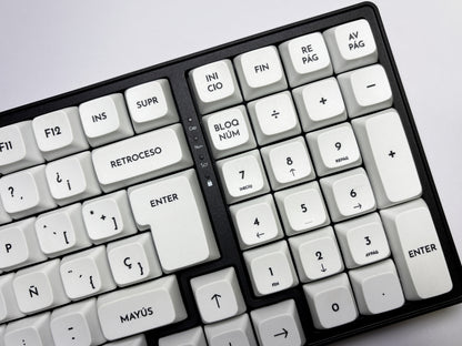 Teclas Lienzo Blanco + Niemi101 Negro