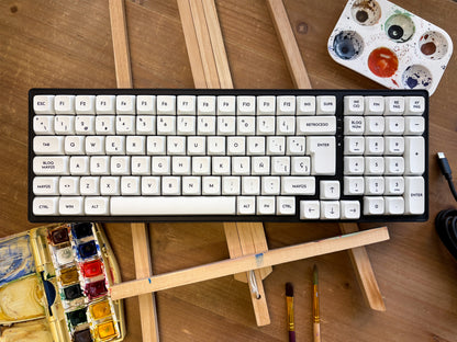 Teclas Lienzo Blanco + Niemi101 Negro