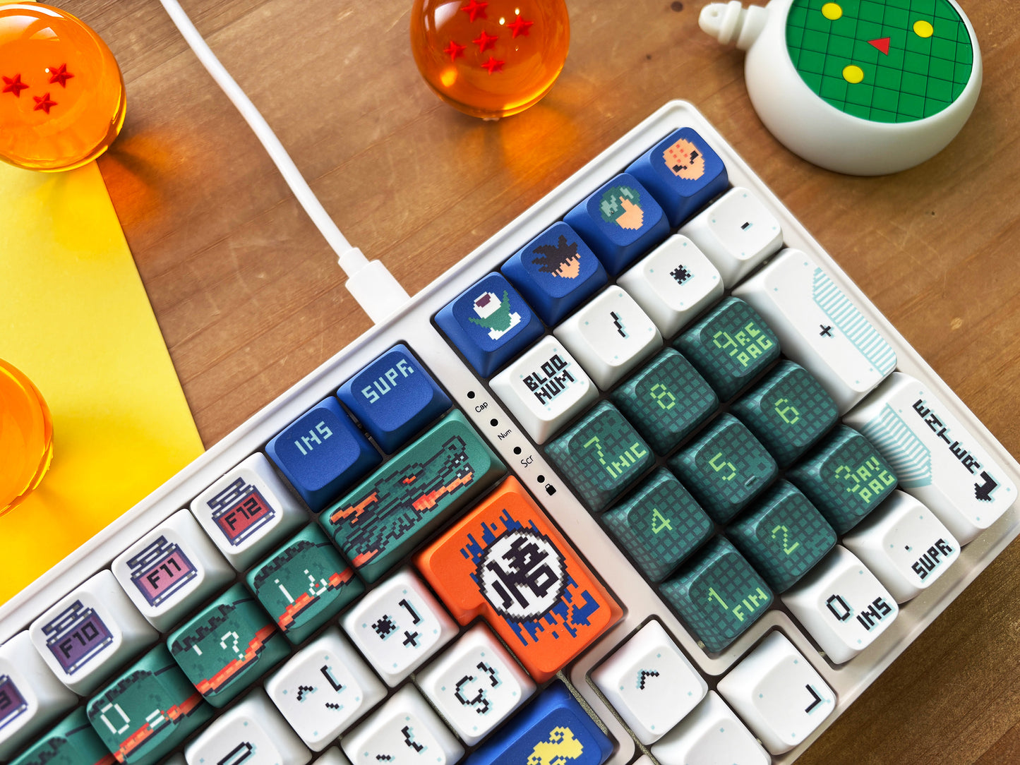 Teclas Bola 4 + Niemi101 Blanco