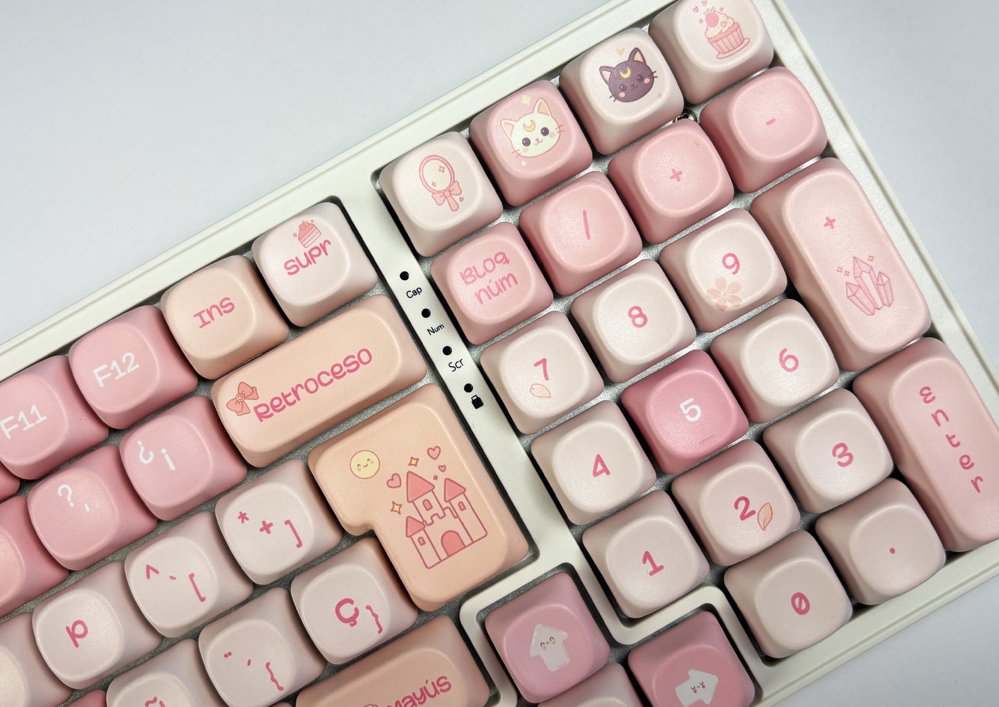 Teclas La Vida en Rosa  +  Niemi101 Blanco