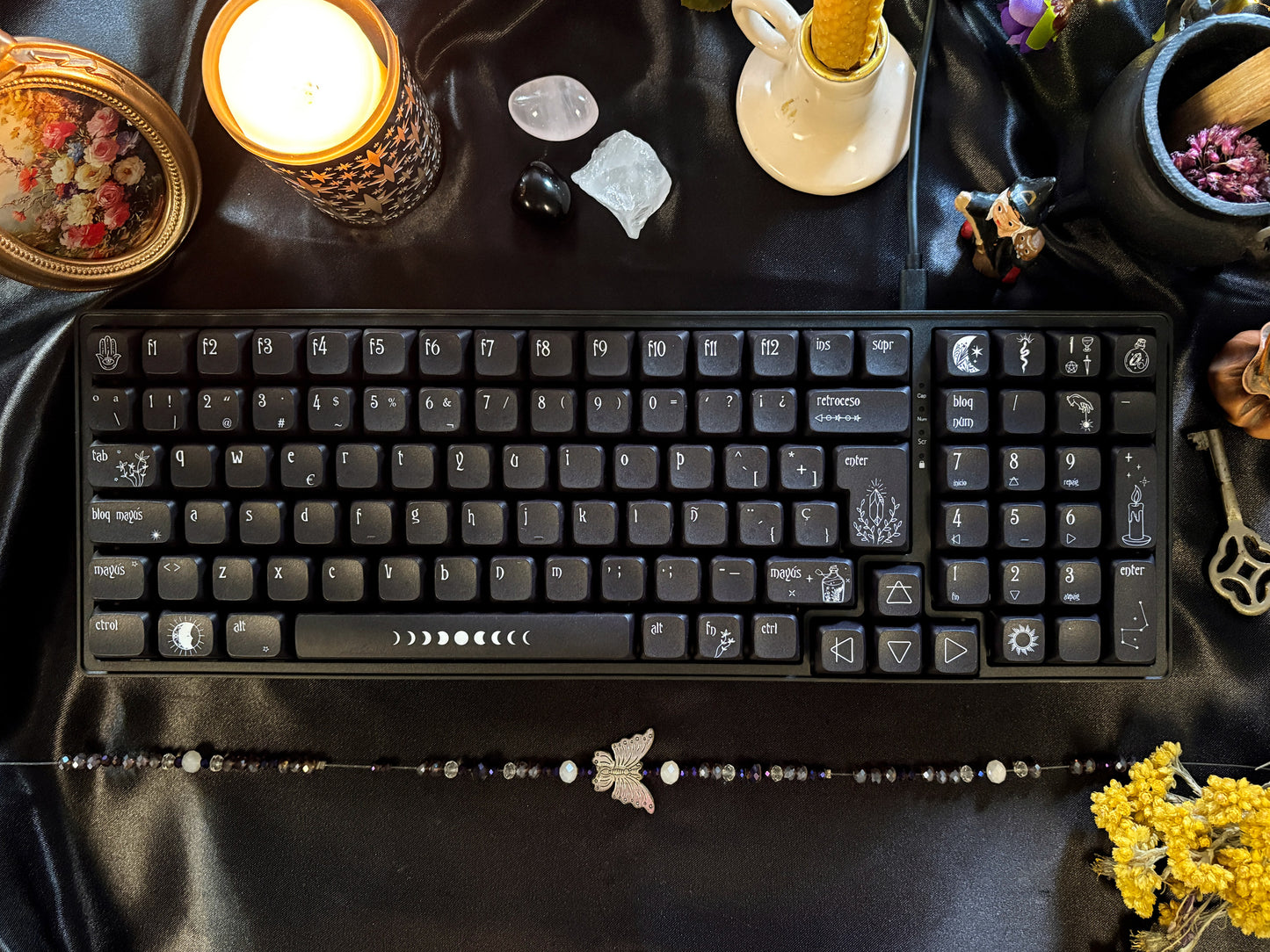 Teclas Aquelarre + Teclado Niemi 101 Negro
