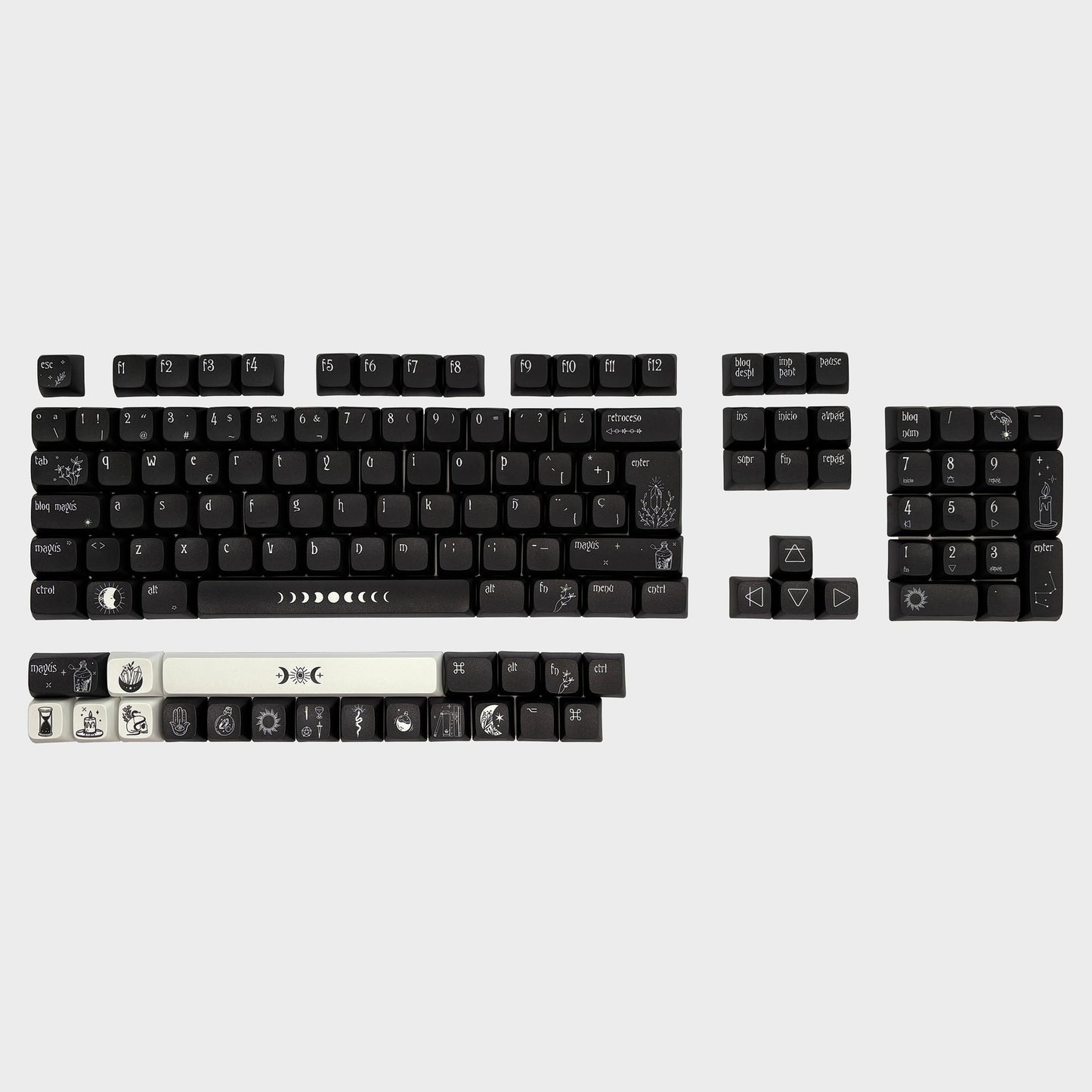 Teclas Aquelarre + Teclado Niemi 101 Blanco