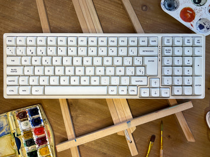 Teclas Lienzo Blanco + Niemi101 Blanco