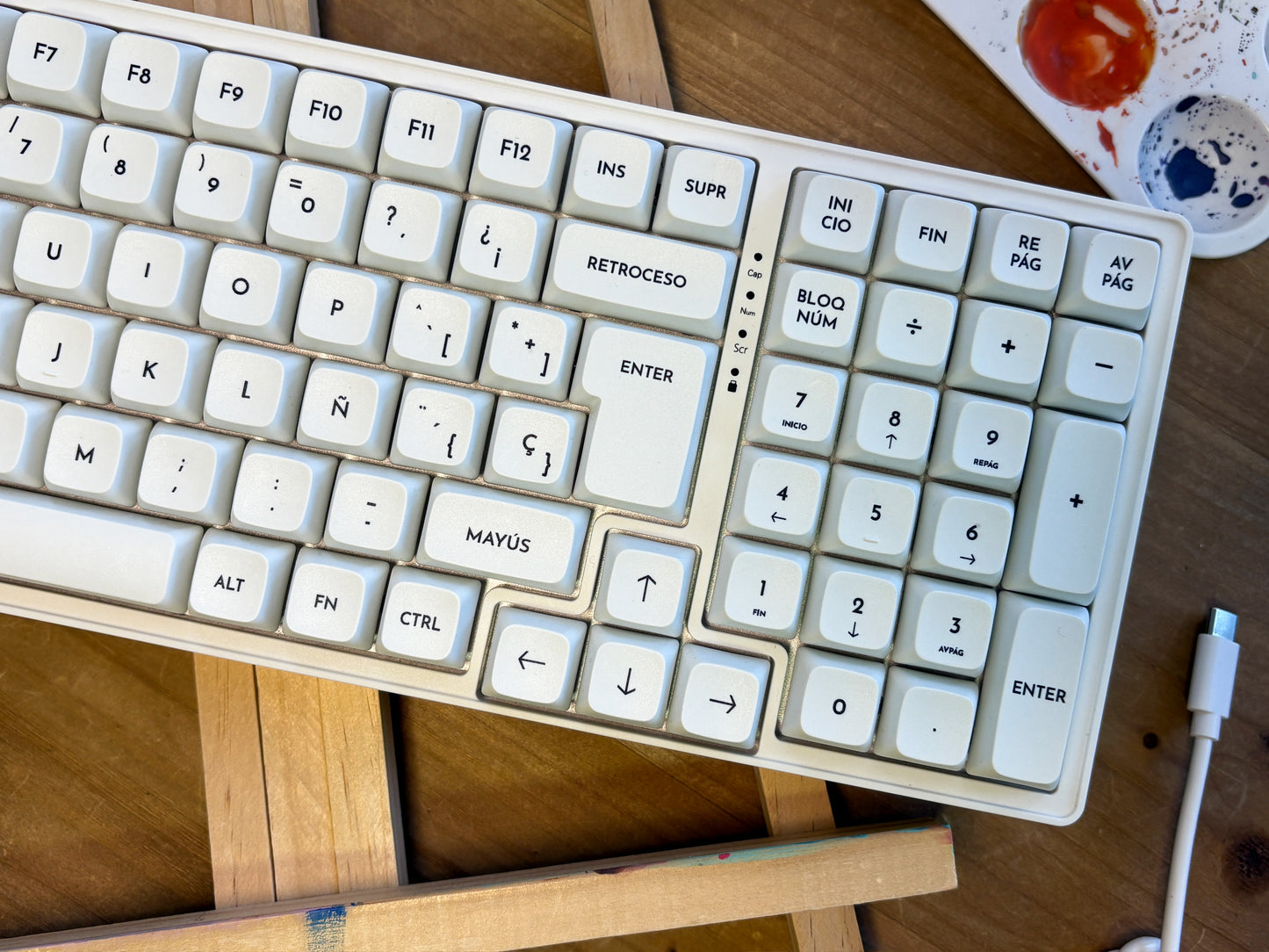 Teclas Lienzo Blanco + Niemi101 Blanco