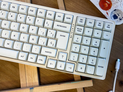 Teclas Lienzo Blanco + Niemi101 Blanco